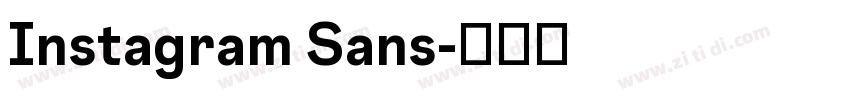 Instagram Sans字体转换